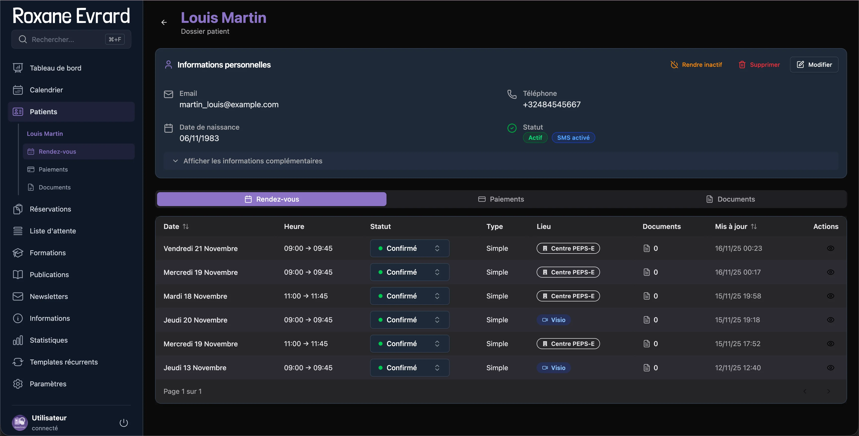 Screenshot 3 - Patient Management Desktop Application